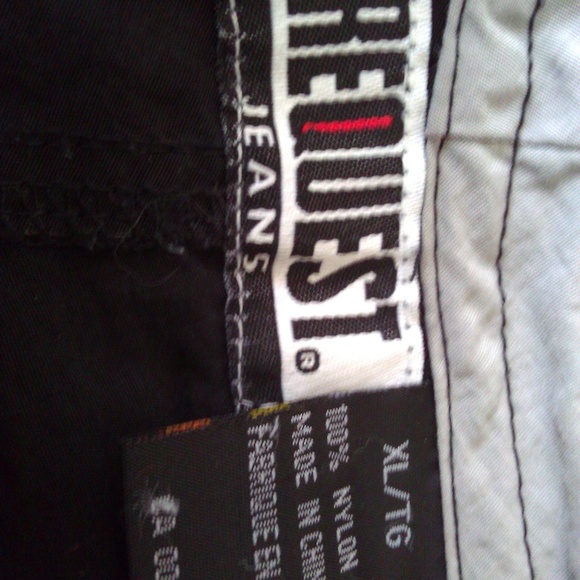 Girls Request Jeans Black embroidered windbreaker - Picture 2 of 5